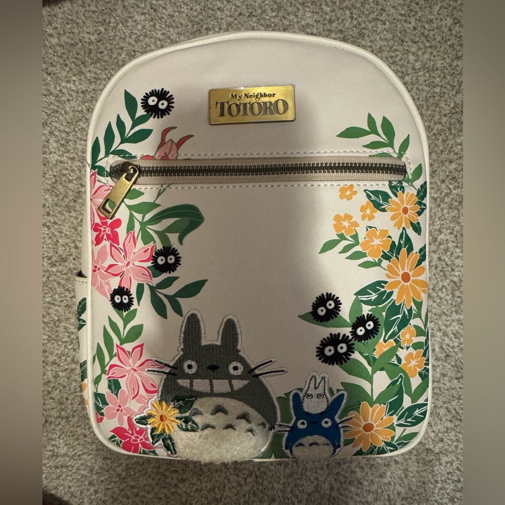 My Neighbor Totoro Mini Floral Backpack